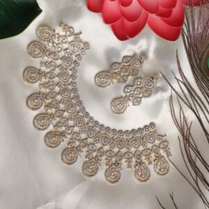 gjpolish white adstone bridal choker