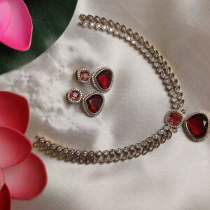 indo western necklace