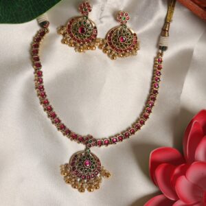jadau kundan antique necklace