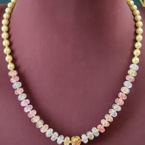 multicolour pearl chain
